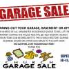 Garage sale, September 10,11 2016    