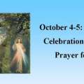 St. Faustina Celebration and Day of Prayer for Peace         