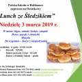 Lunch ze Śledzikiem, Marzec 3, 2019  