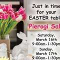 Pierogi Sale, March 16 & 17, 2024  