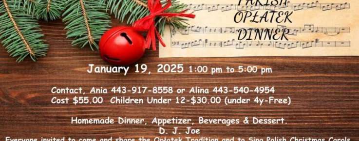 Parish Oplatek Dinner, January 19, 2025 